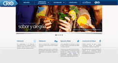 Desktop Screenshot of crio.com.sv
