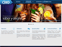 Tablet Screenshot of crio.com.sv