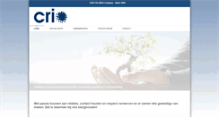 Desktop Screenshot of crio.nl